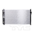 Chevrolet Pontiac Radiator with OEM #  89018666 TYC #  2518