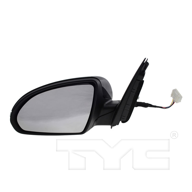 Kia Driver Side Mirror with OEM #  87610 D5000 TYC #  8170232