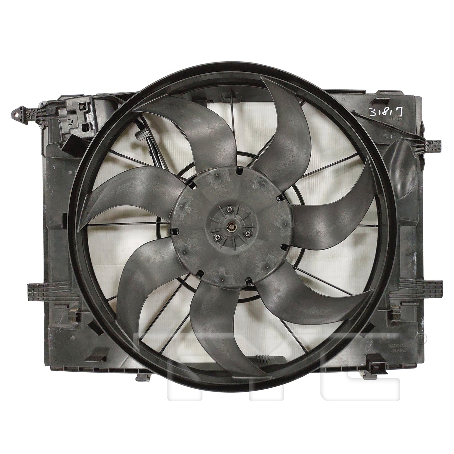 TYC Cooling Fan Assembly for Mercedes-Benz C43 AMG 2023 OEM # 099 906 11 00