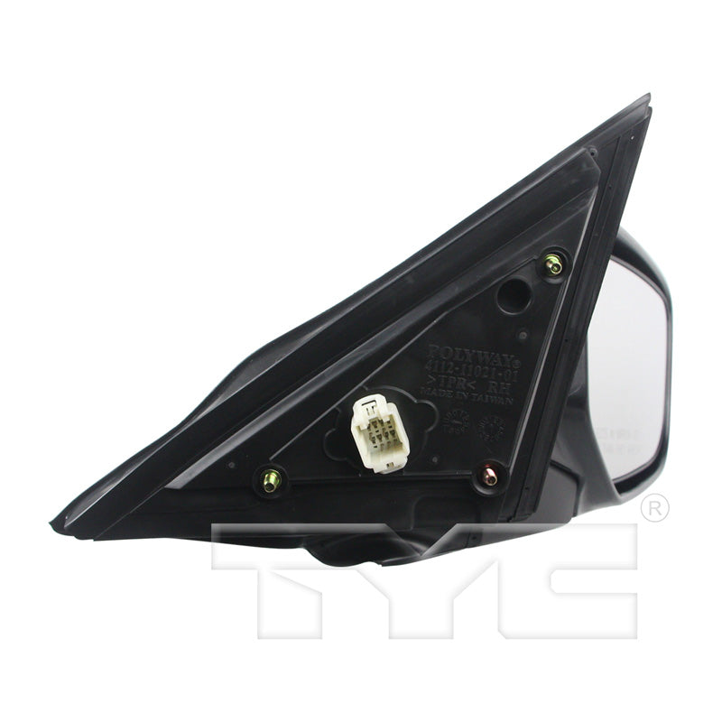 Honda Passenger Side Mirror with OEM #  76208-TA5-A11 TYC #  4700841