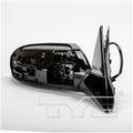 Nissan Passenger Side Mirror with OEM #  96301-9N80A TYC #  5710531