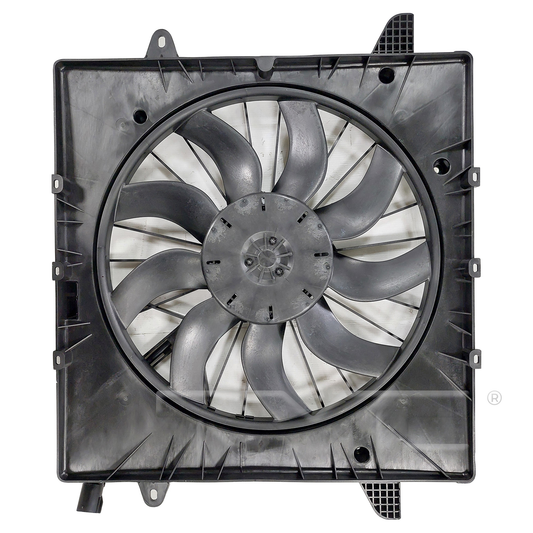 TYC Cooling Fan Assembly for Chevrolet Blazer 2019 wo Tow OEM # 23412299