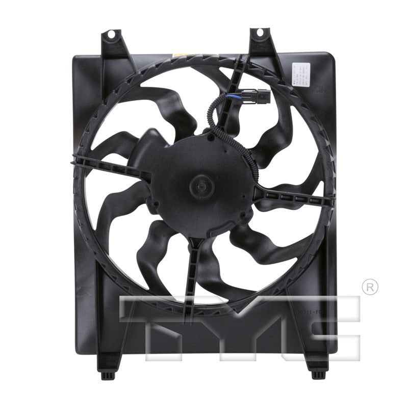 TYC Cooling Fan Assembly for Hyundai Santa Fe 2007-2009 w Tow OEM # 97730-2B100