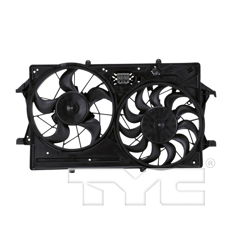 TYC Cooling Fan Assembly for Ford Focus 2003-2004 w/ A/C OEM # 3S4Z 8C607 A