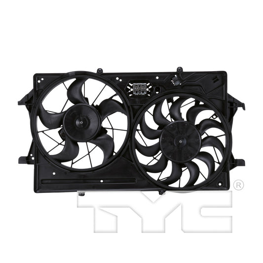 TYC Cooling Fan Assembly for Ford Focus 2003-2004 w/ A/C OEM # 3S4Z 8C607 A