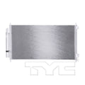 Honda A/C Condenser with OEM # 80110-TA0-A01 TYC #  3669