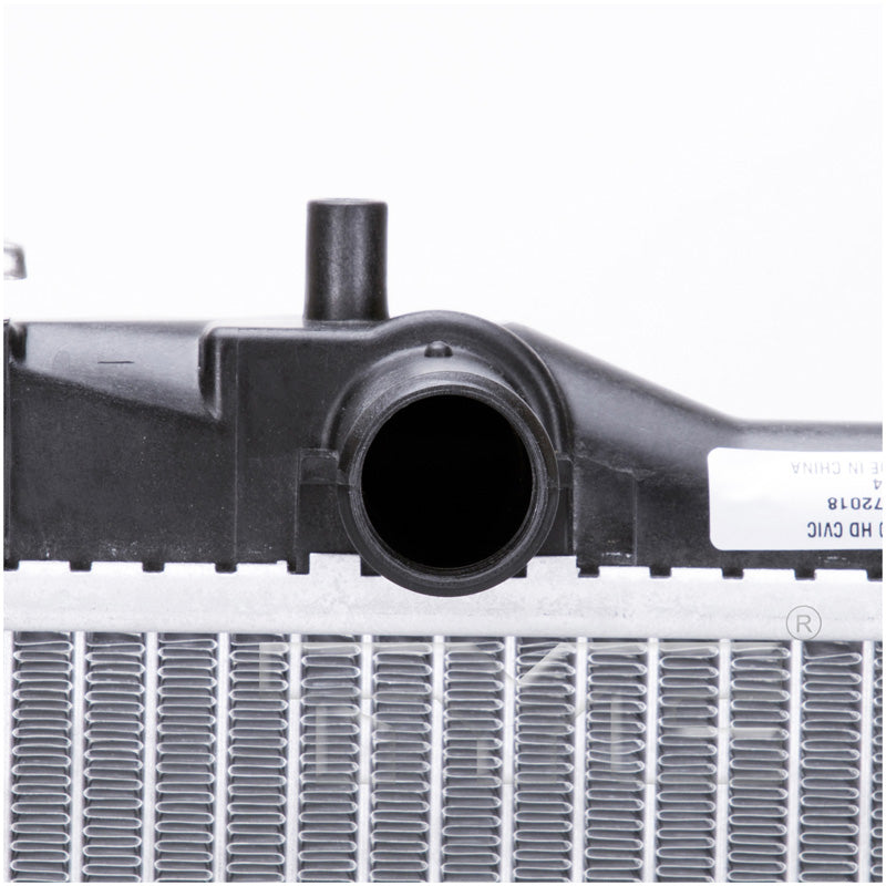 Honda Radiator with OEM #  19010-P2J-902 TYC #  2274