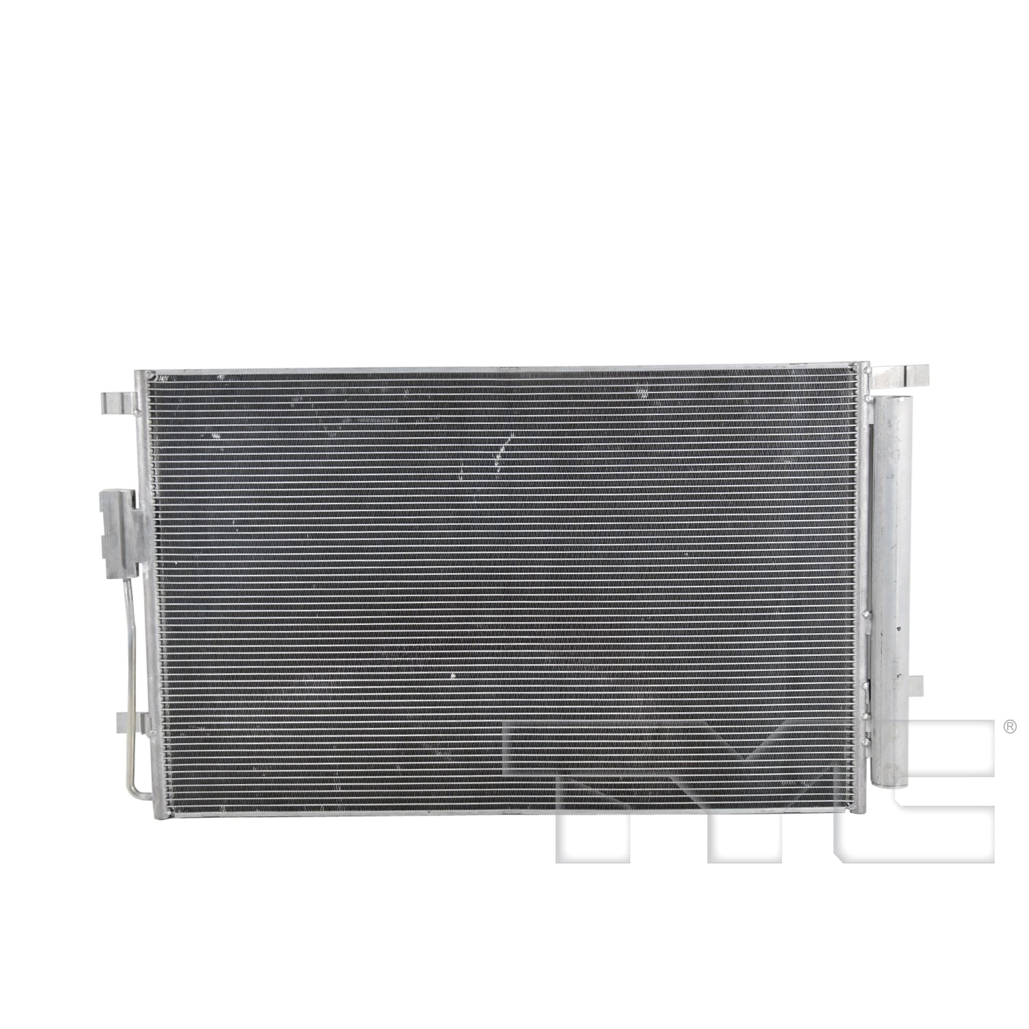 Hyundai A/C Condenser with OEM # 97606-S2500 TYC #  30142