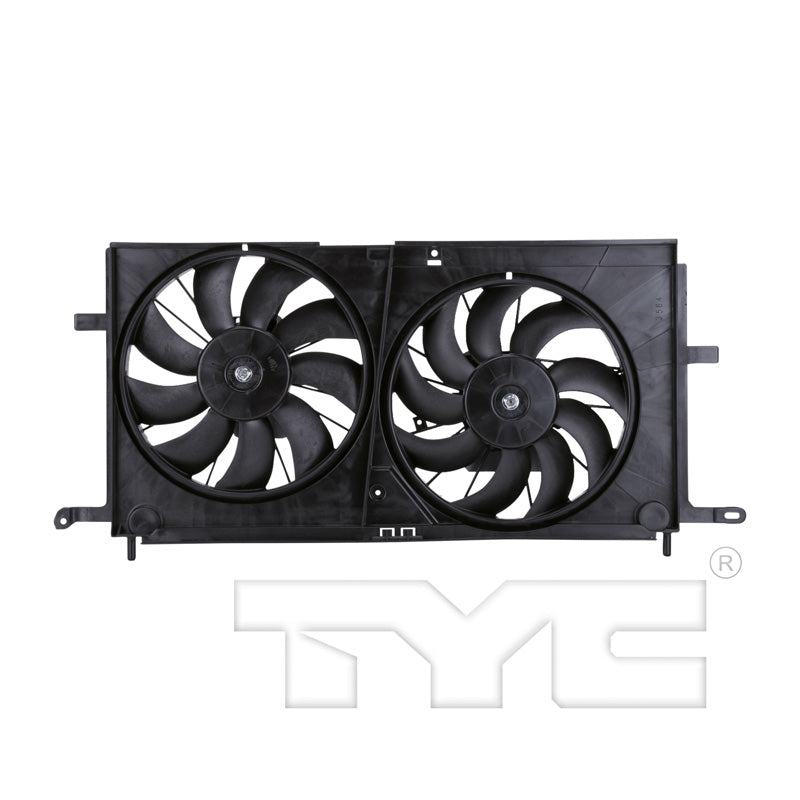 TYC Cooling Fan Assembly for Pontiac Montana 2001-2005 w/ Rear AC OEM # 10312887