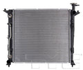 Hyundai Radiator with OEM #  25310-S1120 TYC #  13829