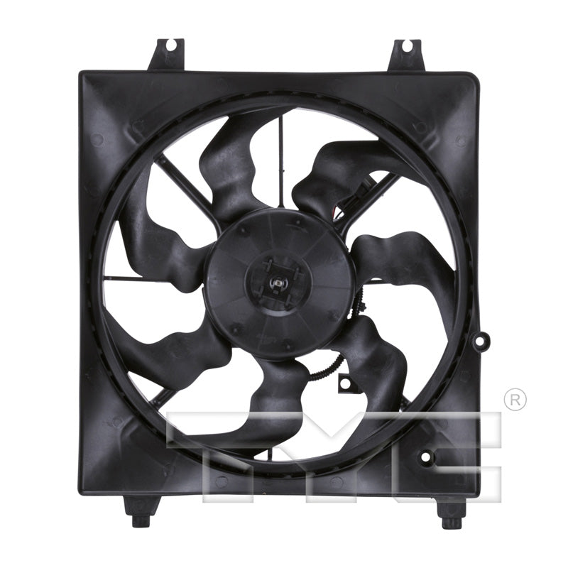 TYC Cooling Fan Assembly for Hyundai Santa Fe 2007-2009 wo Tow OEM # 25380-2B100