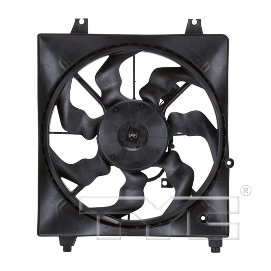 TYC Cooling Fan Assembly for Hyundai Santa Fe 2007-2009 wo Tow OEM # 25380-2B100