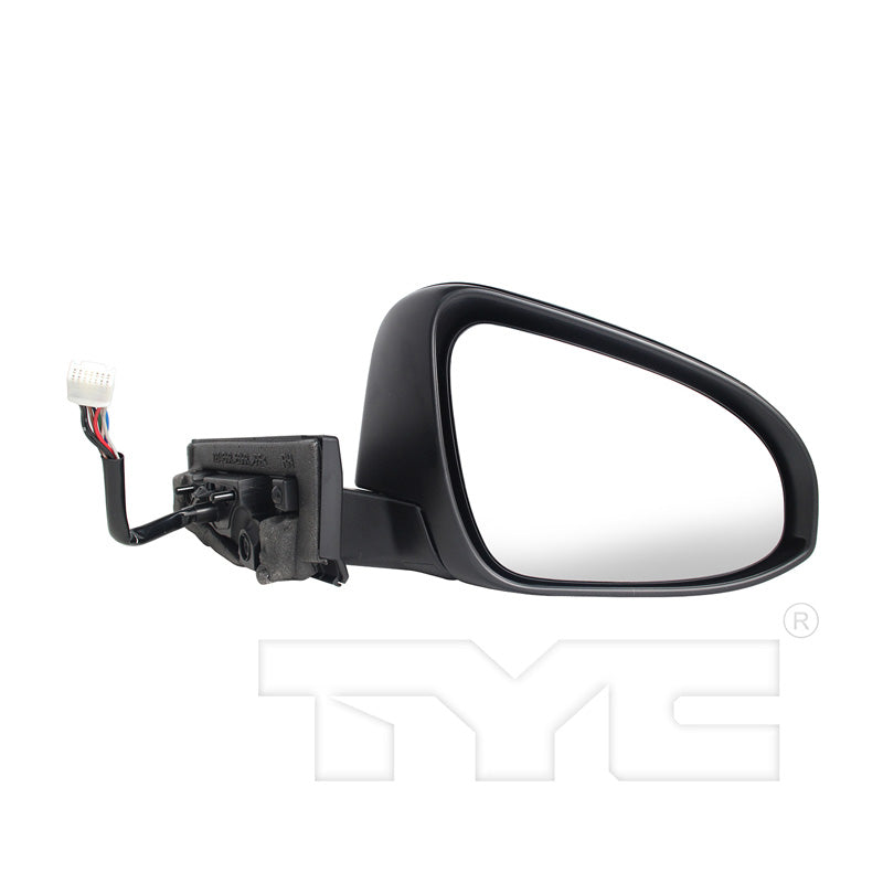 Toyota Passenger Side Mirror with OEM #  87910-F4050 TYC #  5450061
