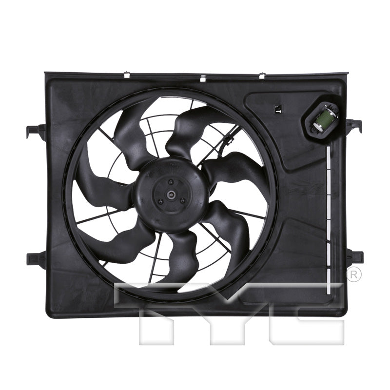 TYC Cooling Fan Assembly for Hyundai Elantra 2007-2010 See Note OE# 25380-2H150