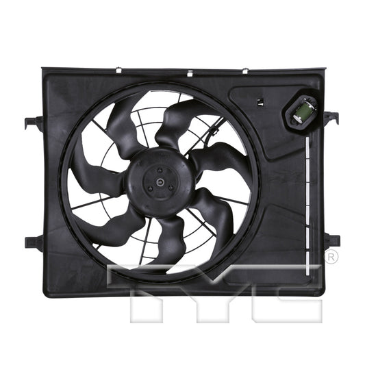 TYC Cooling Fan Assembly for Hyundai Elantra 2007-2010 See Note OE# 25380-2H150