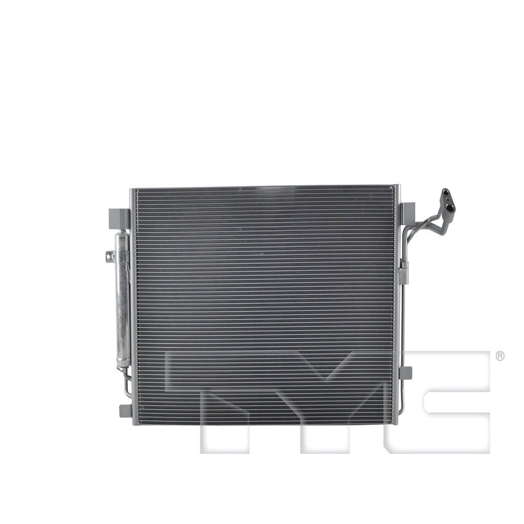 Nissan A/C Condenser with OEM # 92100-3TA3B TYC #  4128
