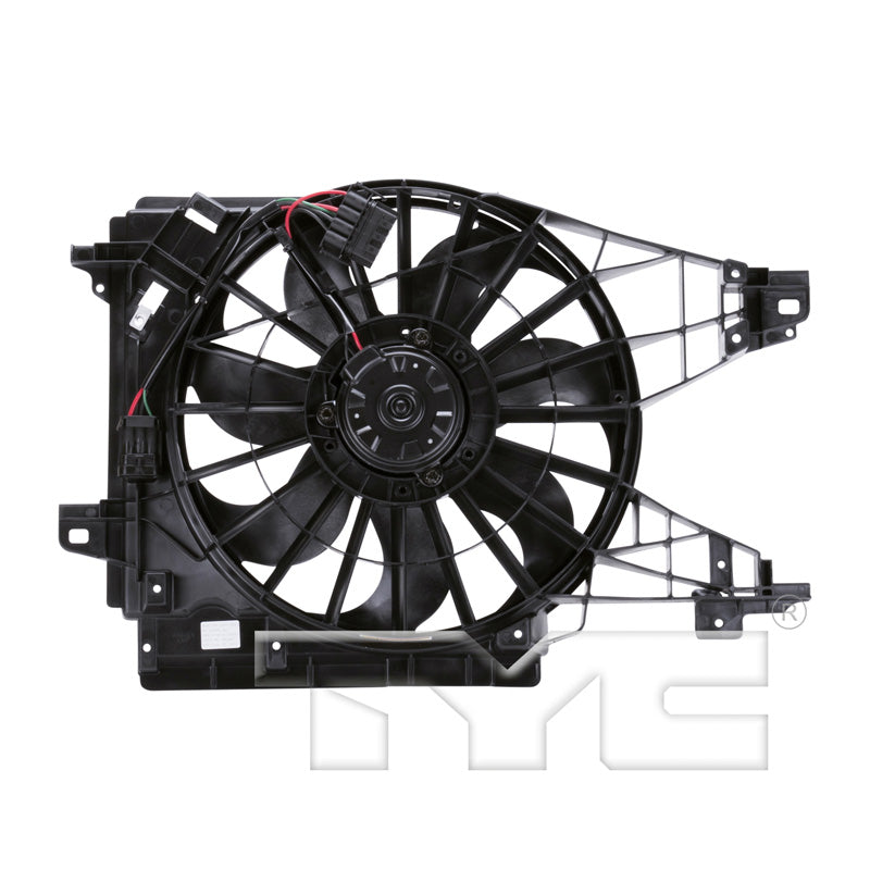 TYC Cooling Fan Assembly for Cadillac XLR 2005-2009 2nd Design OEM # 15819952