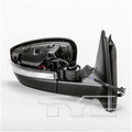TYC Mirror for Volkswagen Jetta 2011-2018 PASSENGER Side OEM # 5C6 857 522 J