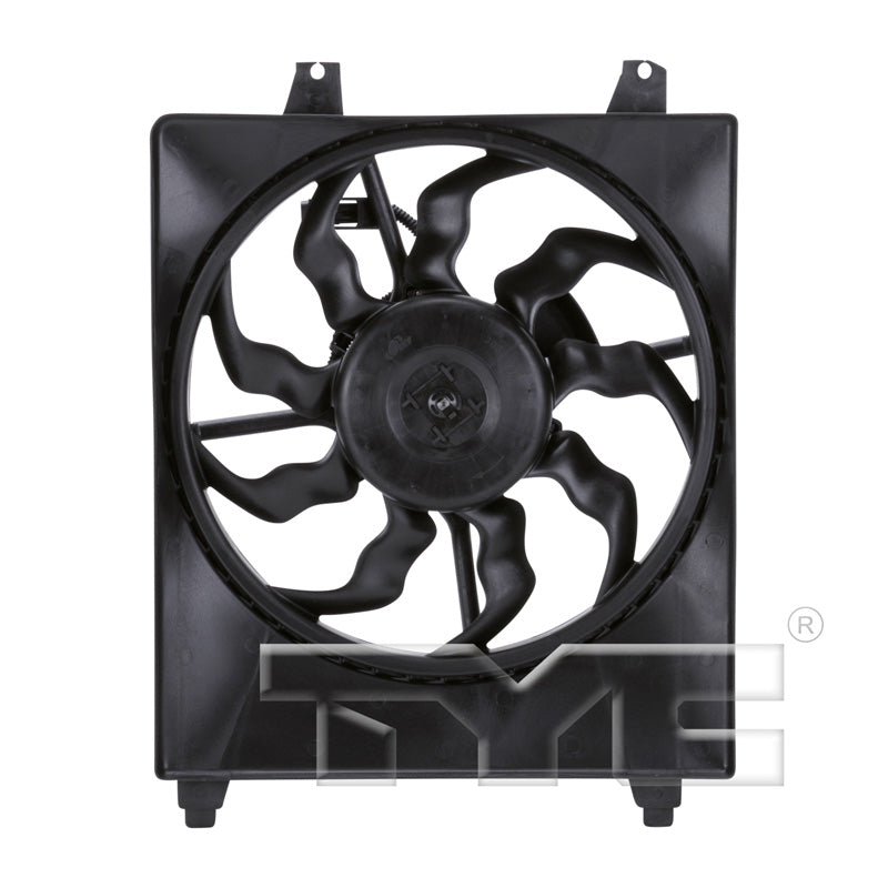 TYC Cooling Fan Assembly for Hyundai Santa Fe 2007-2009 w Tow OEM # 97730-2B100
