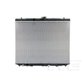 Honda Radiator with OEM #  19010-6FB-A01 TYC #  13947