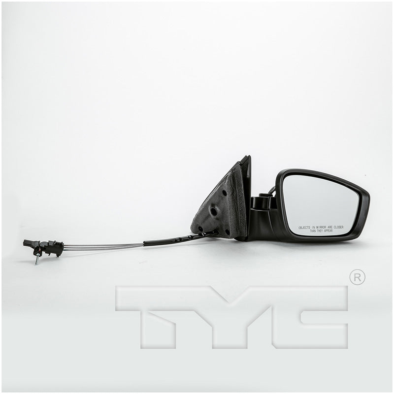 Volkswagen Passenger Side Mirror with OEM #  5C6 857 522 J TYC #  8610521