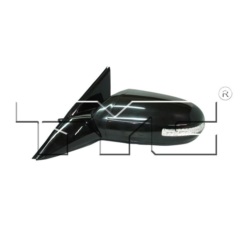 Nissan Passenger Side Mirror with OEM #  96301-9N81A TYC #  5710441