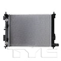 Hyundai KIA Radiator with OEM #  25310 H9050 TYC #  13817