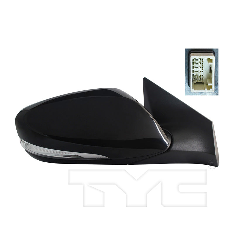 Hyundai Passenger Side Mirror with OEM #  87620-3X690 TYC #  7710651
