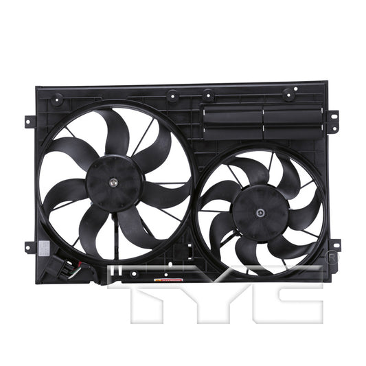 TYC Cooling Fan Assembly for Volkswagen Golf 2010-2014 OEM # 1K0 121 205 AJ