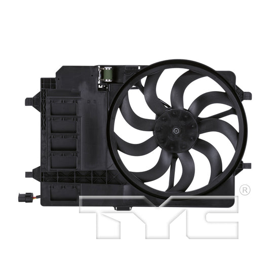 TYC Cooling Fan Assembly for Mini Cooper 2003-2008 See Note OE# 17 10 7 529 272