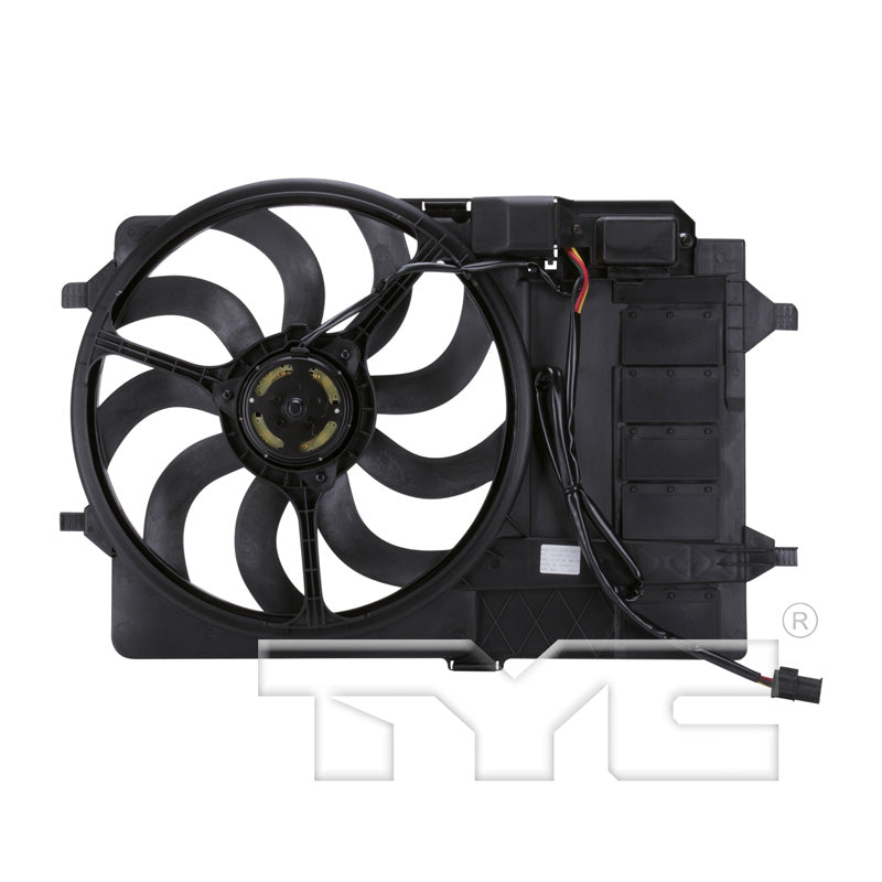 TYC Cooling Fan Assembly for Mini Cooper 2003-2008 See Note OE# 17 10 7 529 272