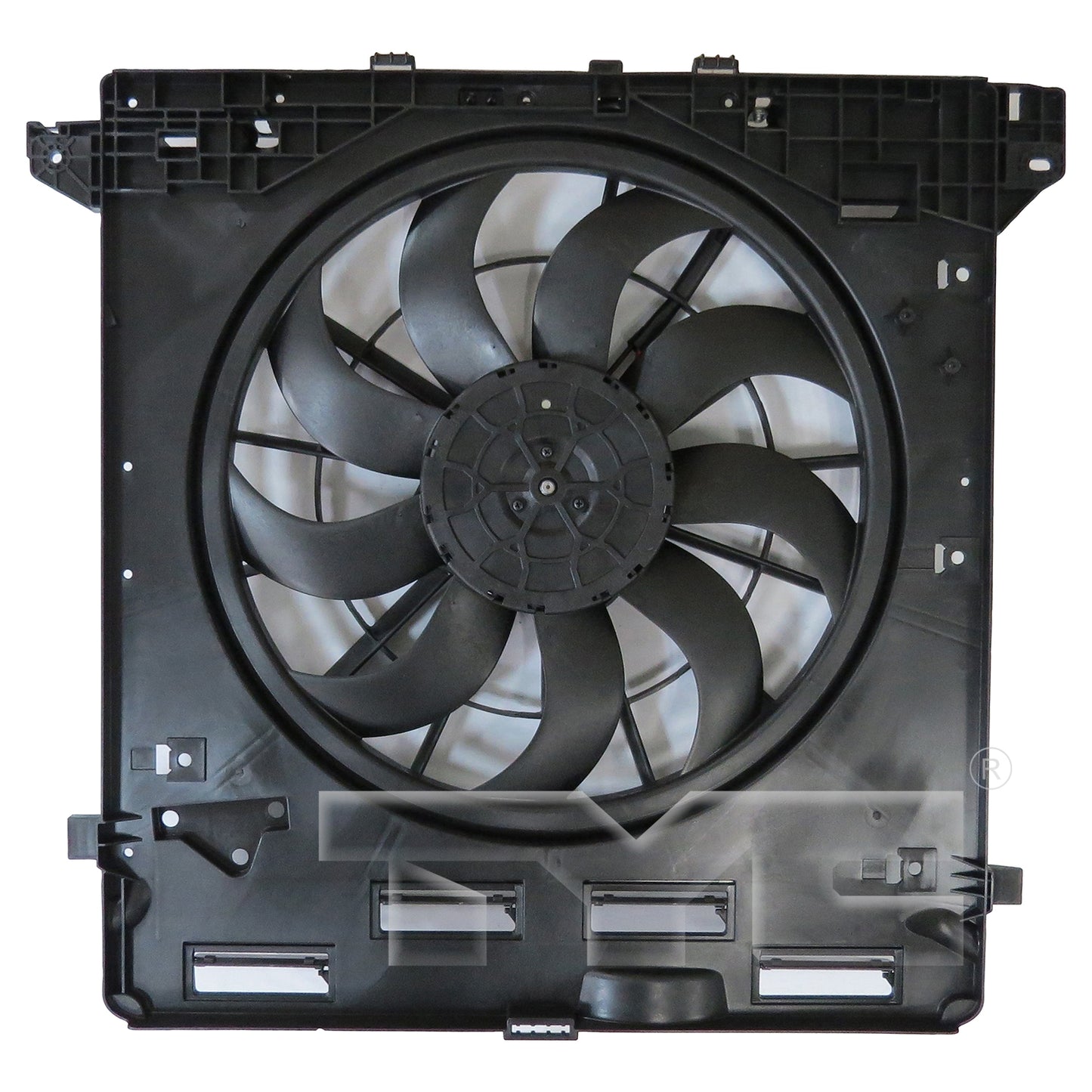TYC Cooling Fan Assembly for Ford Explorer 2020-2025 wo Tow OEM # L1MZ 8C607 A