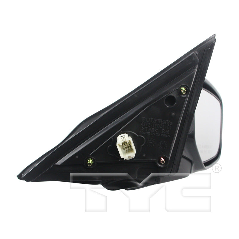 Honda Passenger Side Mirror with OEM #  76208-TA5-A01 TYC #  4700831