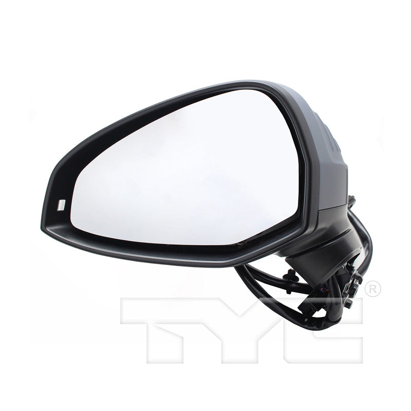 Audi Driver Side Mirror with OEM #  8W0857528GRU TYC #  8300152