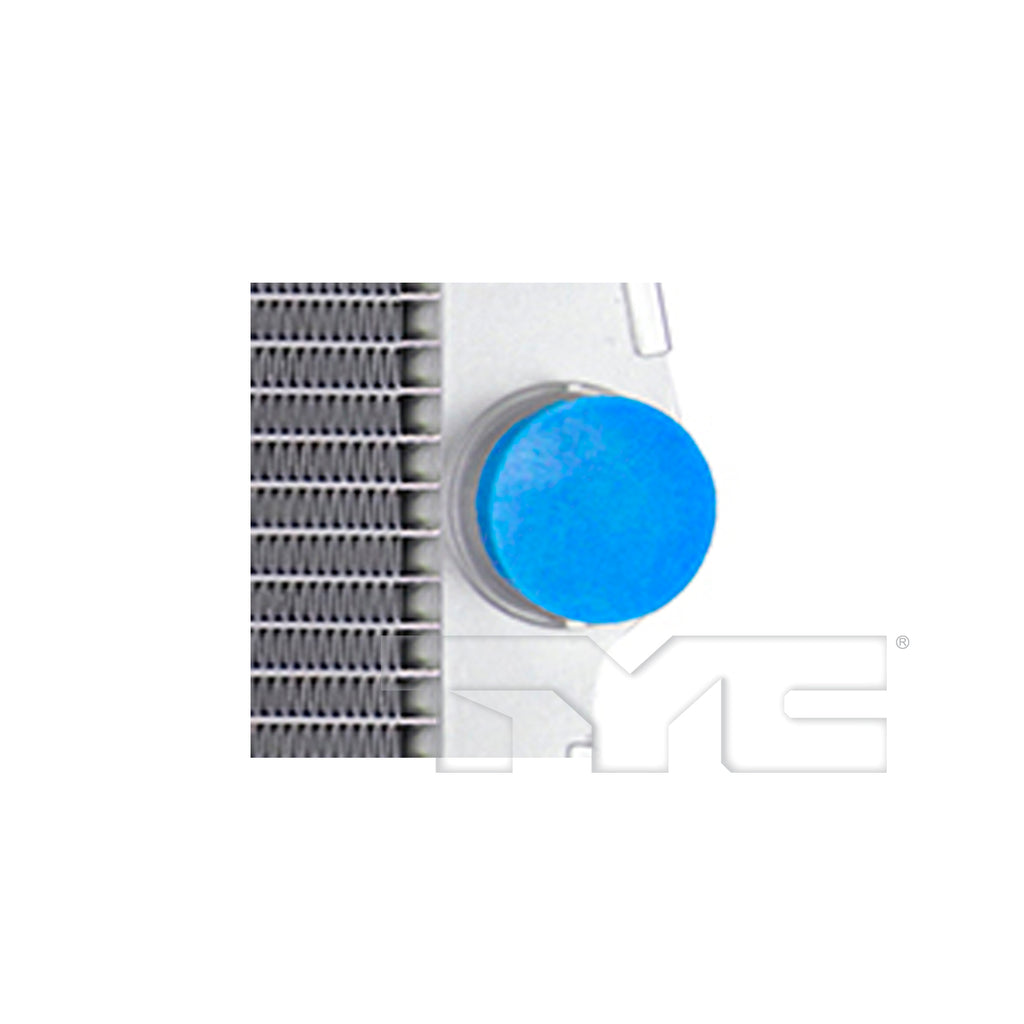 BMW Radiator with OEM #  17 11 7 585 035 TYC #  13336