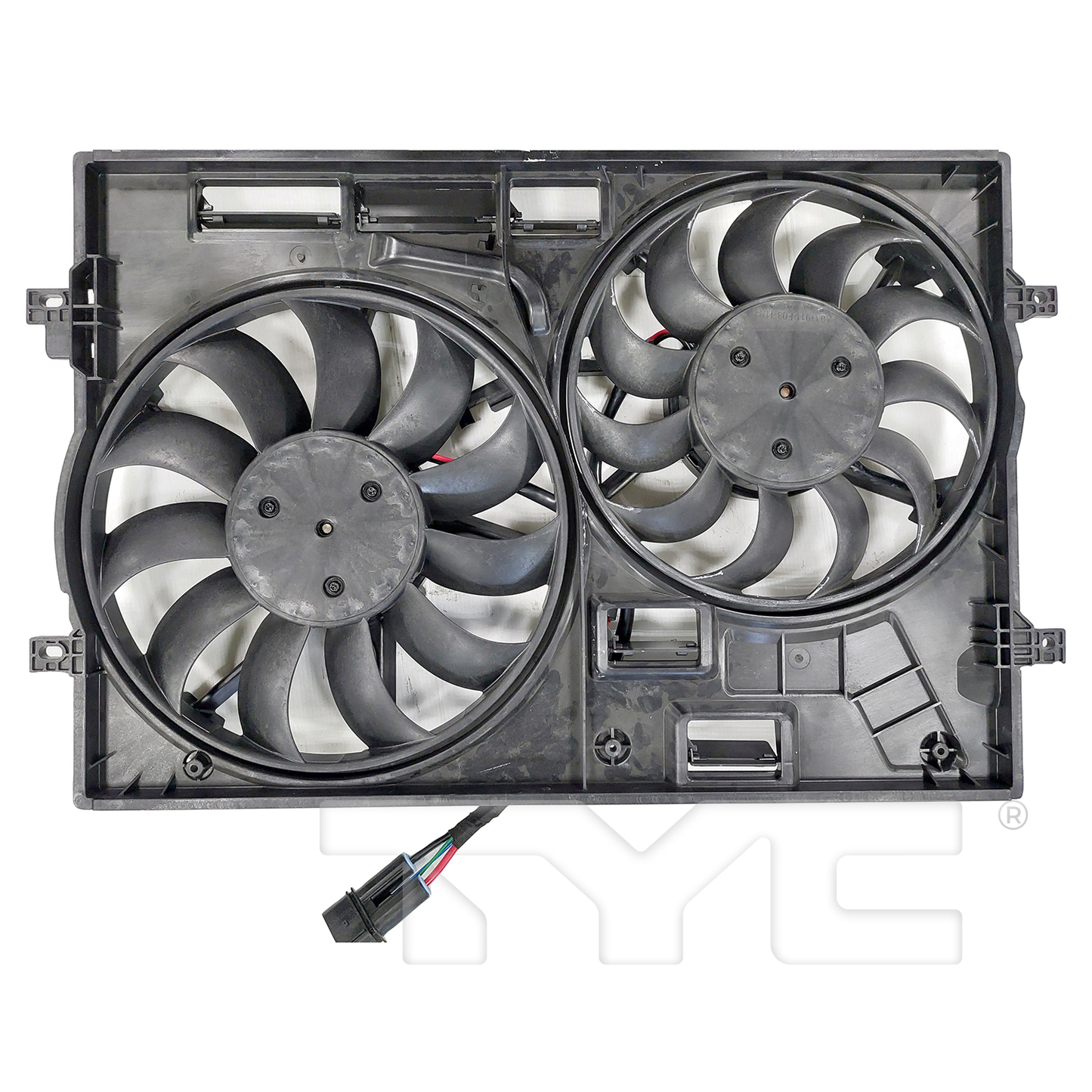 TYC Cooling Fan Assembly for Audi Q3 2019-2021 Until 1/18/2021 OEM # 3Q0121205B