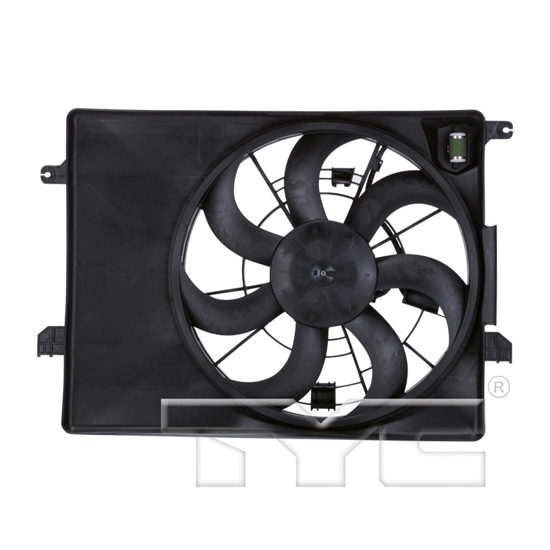 TYC Cooling Fan Assembly for Kia Sportage 2011-2016 OEM # 25380 2S500