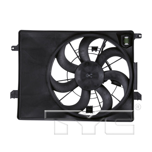 TYC Cooling Fan Assembly for Kia Sportage 2011-2016 OEM # 25380 2S500