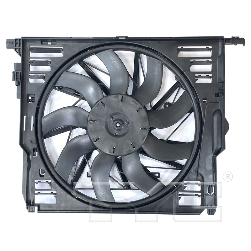 TYC Cooling Fan Assembly for BMW 535i GT xDrive 2011-2017 OEM # 17 42 7 599 494
