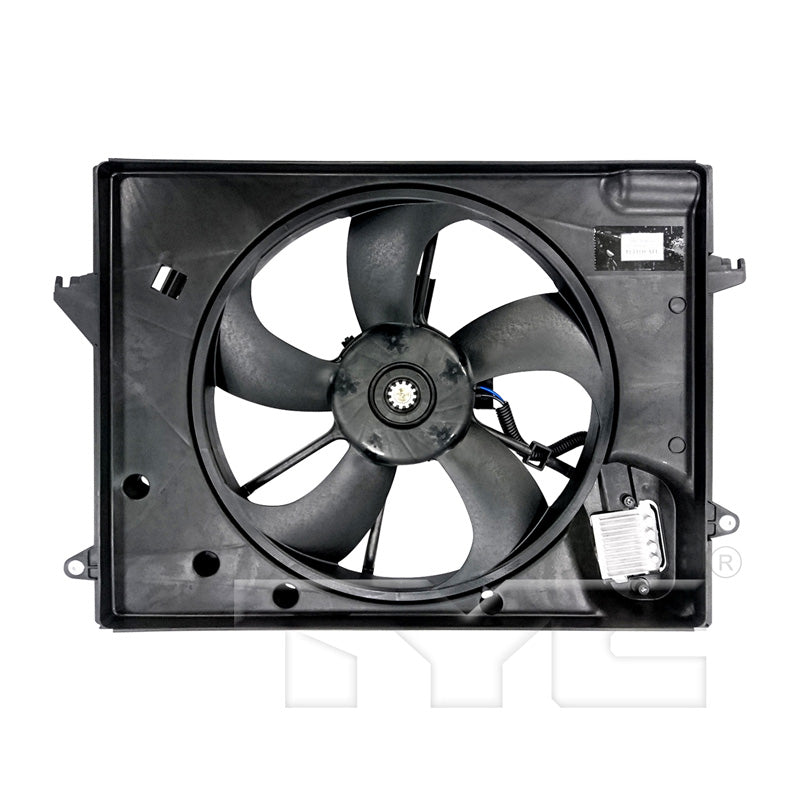 TYC Cooling Fan Assembly for Hyundai Sonata 2015-2017 OEM # 25380-C2000