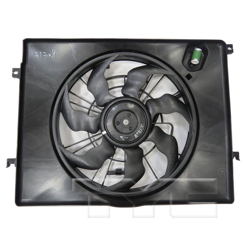 TYC Cooling Fan Assembly for Hyundai Sonata 2011-2012 OEM # 25380-4R280