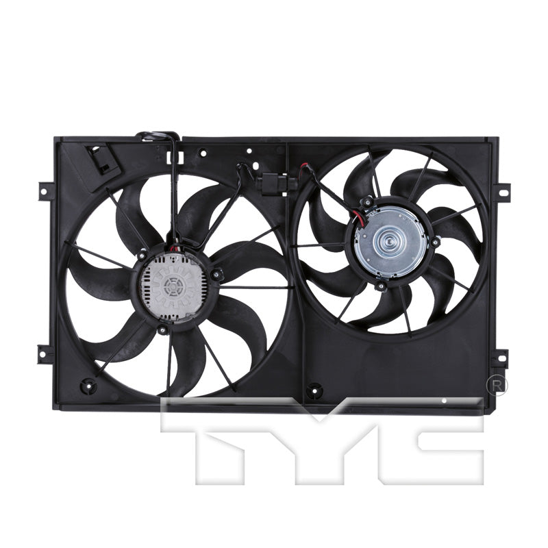 TYC Cooling Fan Assembly for Volkswagen Golf 2010-2014 OEM # 1K0 121 207 BB 9B9