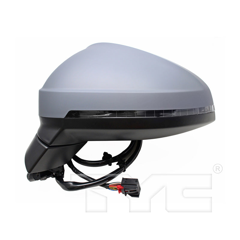 Audi Driver Side Mirror with OEM #  8W0857527AGRU TYC #  8300162
