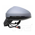 Audi Driver Side Mirror with OEM #  8W0857527AGRU TYC #  8300162