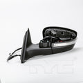 Volkswagen Driver Side Mirror with OEM #  561 857 507 S 9B9 TYC #  8620262