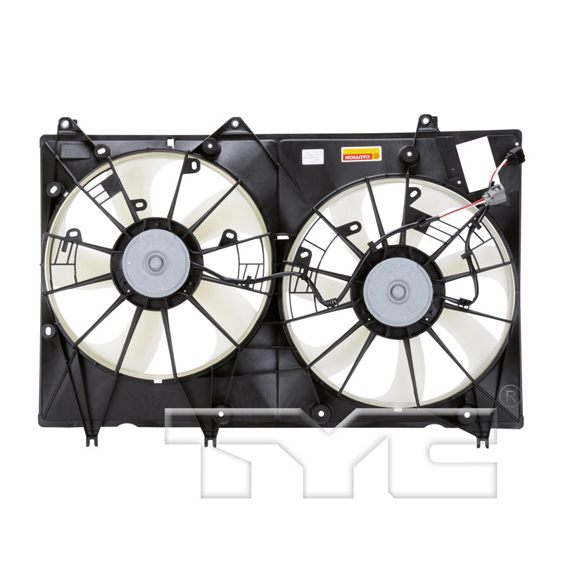 TYC Cooling Fan Assembly for Toyota Highlander 2008-2013 w Tow OEM # 16361-0P170