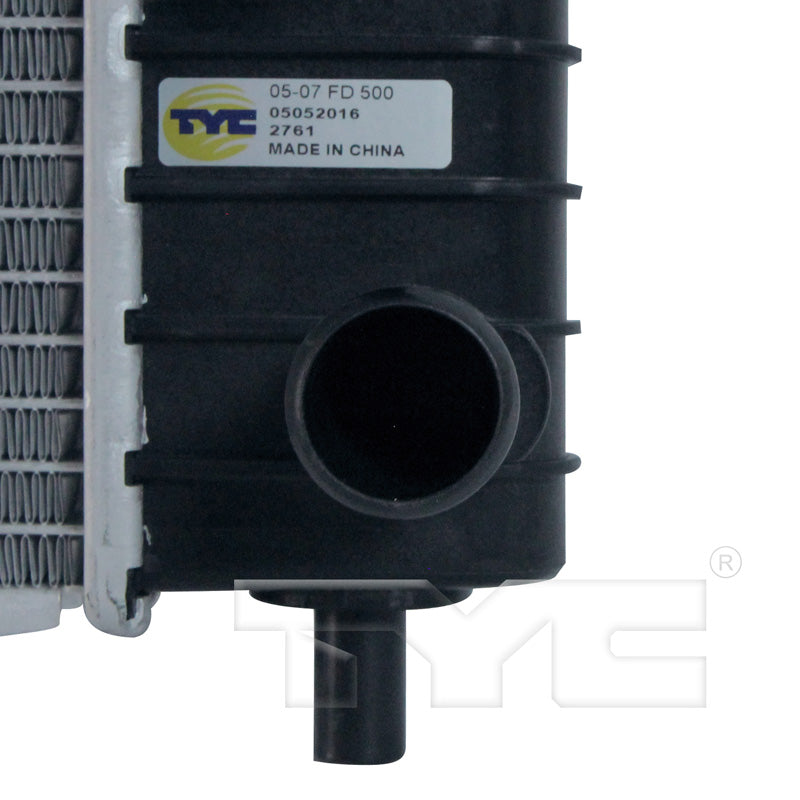 Ford Mercury Radiator with OEM #  5F9Z 8005 AD TYC #  2761