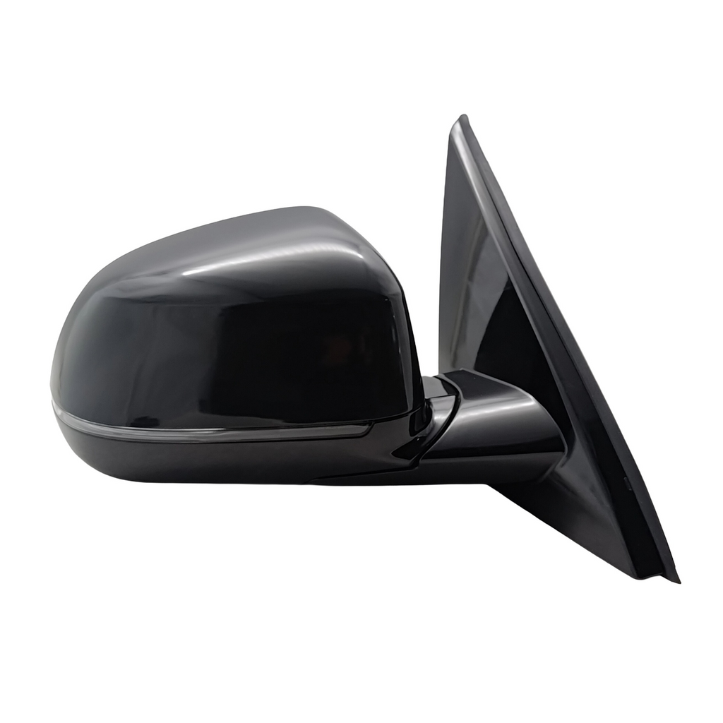 BMW Passenger Side Mirror with OEM #  51 16 8 496 624 TYC #  8530291