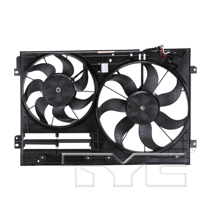 TYC Cooling Fan Assembly for VW Jetta 2005-2010 OEM # 1K0 121 205 AJ