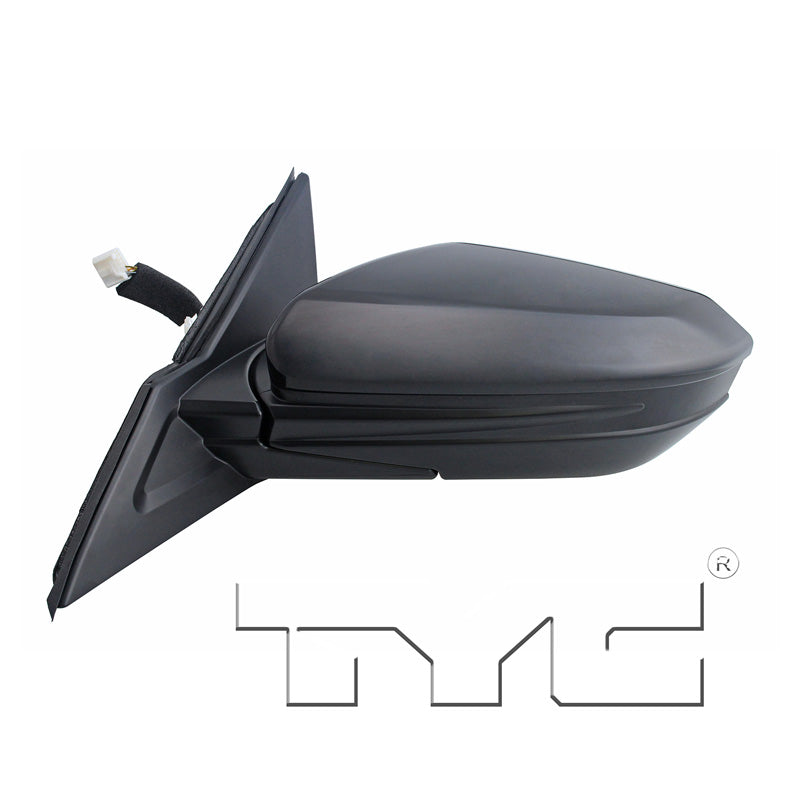 Honda Driver Side Mirror with OEM #  76258-TBA-C02ZA TYC #  4720642